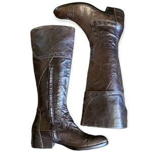 Apepazza Ghepardo Tall Leather Riding Boots | Victorian| Steampunk | Italian